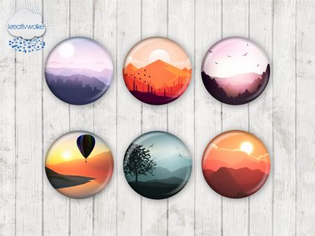 Motiv-Cabochons 1521 14mm (12 Stk)